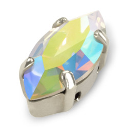 SHUTTLE MM15x7 CRYSTAL AB silver-3pcs sale online, best price