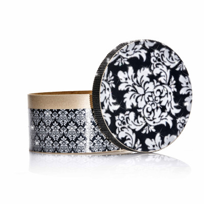Damask hatbox with Rhinestones sale online, best price