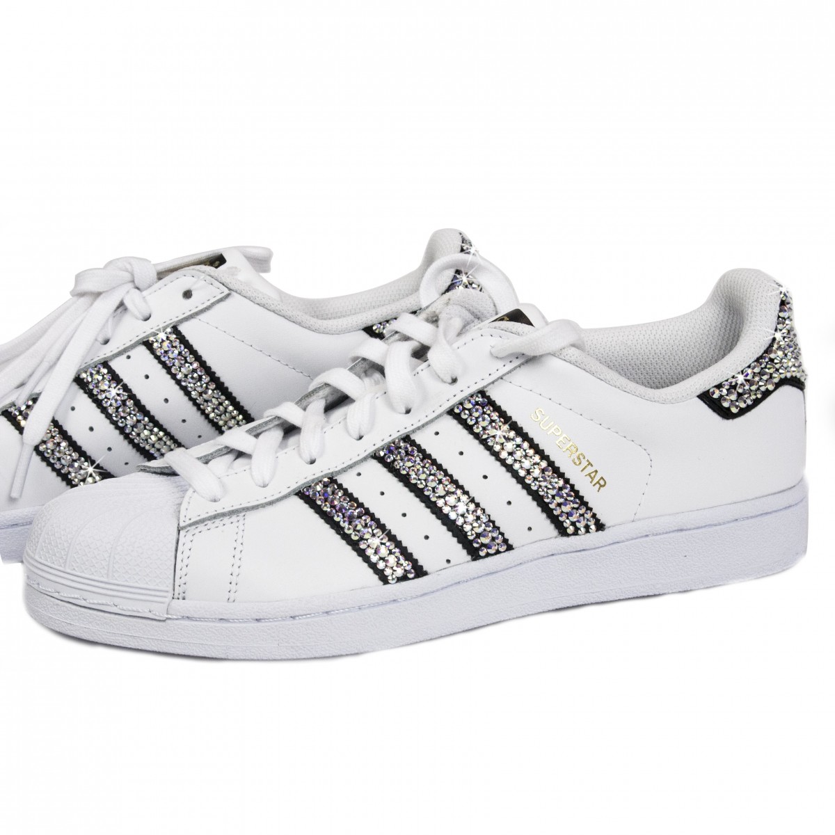 adidas superstar strisce grigie