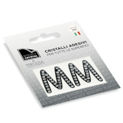 STICKY CRYSTAL COLLECTION LETTER M sale online, best price