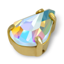 DROP MM13x8 CRYSTAL AB gold-5pcs sale online, best price