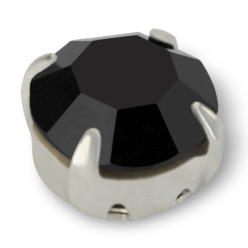 STRASS TONDO SS40 NERO-ARGENTO-20PZ miglior prezzo