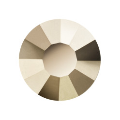 PRECIOSA THERMOADHESIVE SS30 (6, 5 mm) STARLIGHT GOLD-Pack of