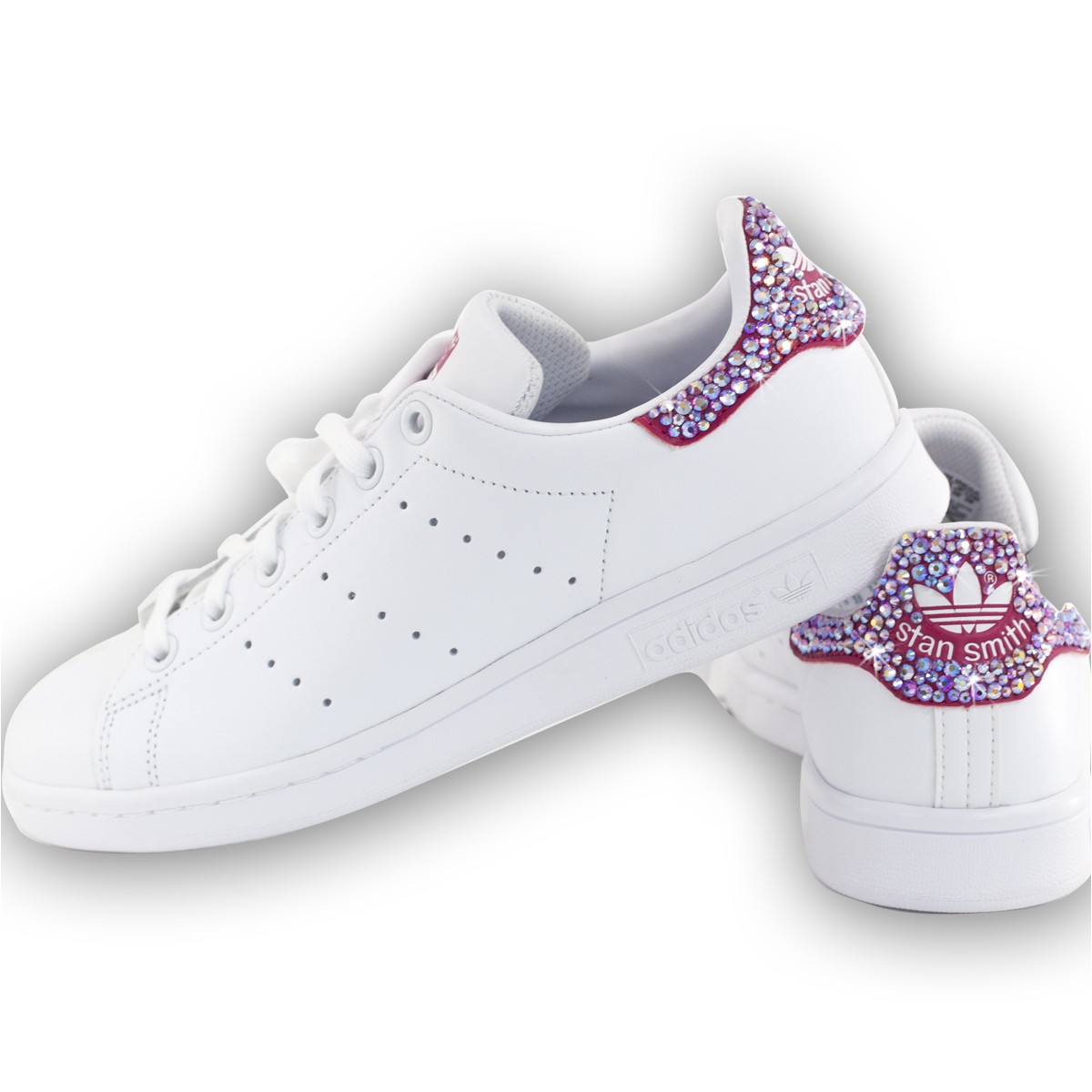 stan smith brillantini rosa