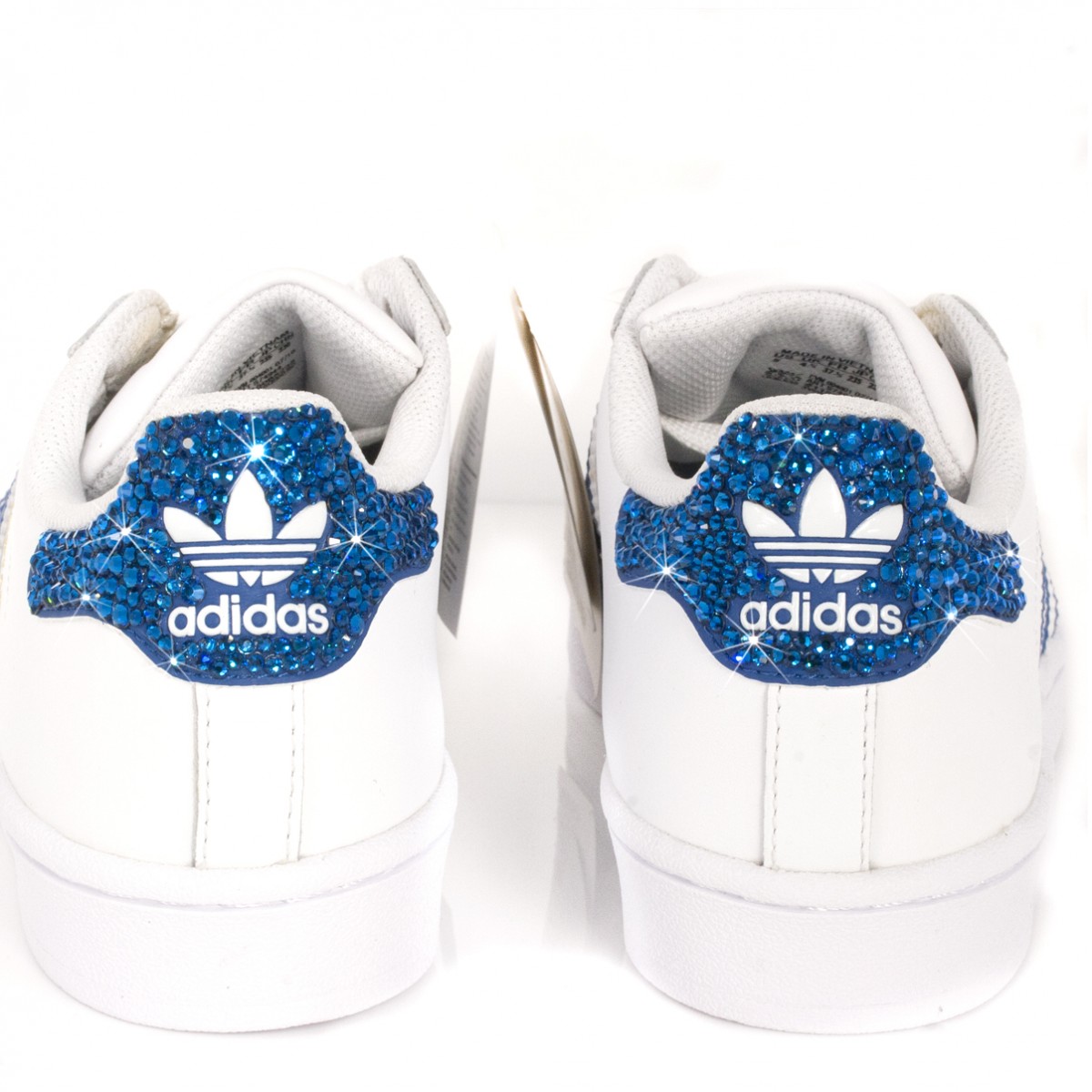 adidas nere con strass