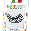Light Jet Crystals Closed Eye Patch Sticker sale online, best