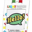 Light Citrine Crystals Hello Sticker Patch sale online, best