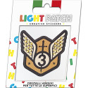 Light Patch Stemma Militare 1 Sticker Cristalli Sun miglior