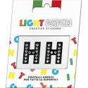 Light Black Crystal Sticker Letters Patch HH Cry sale online