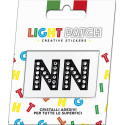 Light Patch Lettere NN Sticker Cristalli Nero Cry miglior prezzo
