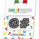 Light Patch Black Crystals Cry Sticker Symbols sale online