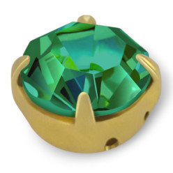 STRASS TONDO SS40 EMERALD-ORO-20PZ miglior prezzo