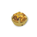 MAXIMA RHINESTONES SS20 LIGHT COL. Topaz-GOLD-40PZ sale online