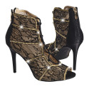 Scarpa Décolleté Pizzo Open Toe miglior prezzo