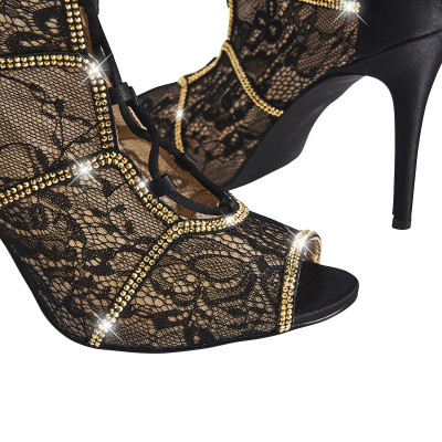Scarpa Décolleté Pizzo Open Toe miglior prezzo
