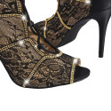 Scarpa Décolleté Pizzo Open Toe miglior prezzo