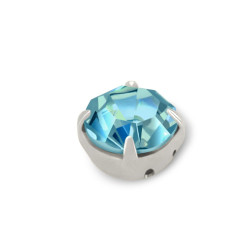 RHINESTONE MAXIMA SS20 AQUAMARINE-silver-40PZ sale online, best