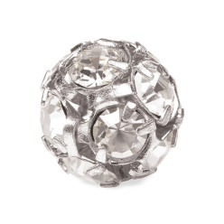PRECIOSA CRYSTAL-BALL-Pack 5-PIECE SILVER MM10 sale online