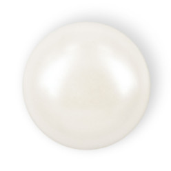 HALF ROUND BEADS MM6 WHITE HOT FIX-Pack of 144 sale online