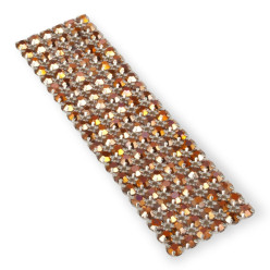 CATENA SU RETE STRASS VIVA 12 SS20(5MM) CAPRI GOLD-ARGENTO-6