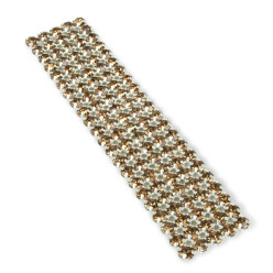CATENA SU RETE STRASS MAXIMA SS19(5MM) SMOKED TOPAZ-ARGENTO-6