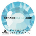 STRASS PRECIOSA TERMOADESIVO SS10(3MM) ACQUA BOHEMICA-288PZ