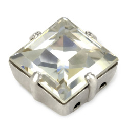 QUADRATO MM10x10 CRYSTAL-ARGENTO-3PZ miglior prezzo