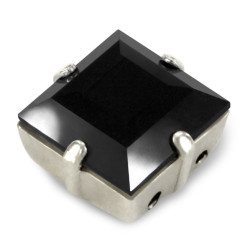 QUADRATO MM10x10 NERO-ARGENTO-3PZ miglior prezzo