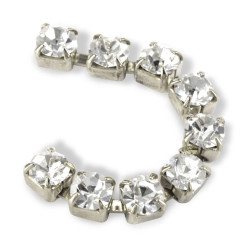 METAL CHAIN SS18 (4, 5 mm) CRYSTAL-silver-1MT sale online, best